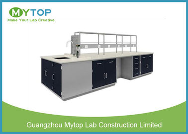 Modern Lab Furniture Bench With Chemical Resistant Epoxy Worktop SEFA Standard